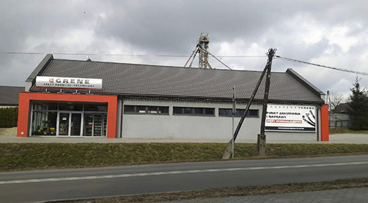 Sklep rolniczo – techniczny Grene w Pawłowicach, ul. Pszczyńska