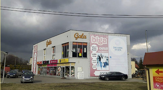 Pawilon handlowo – usługowy w Pawłowicach ul. Mickiwicza.